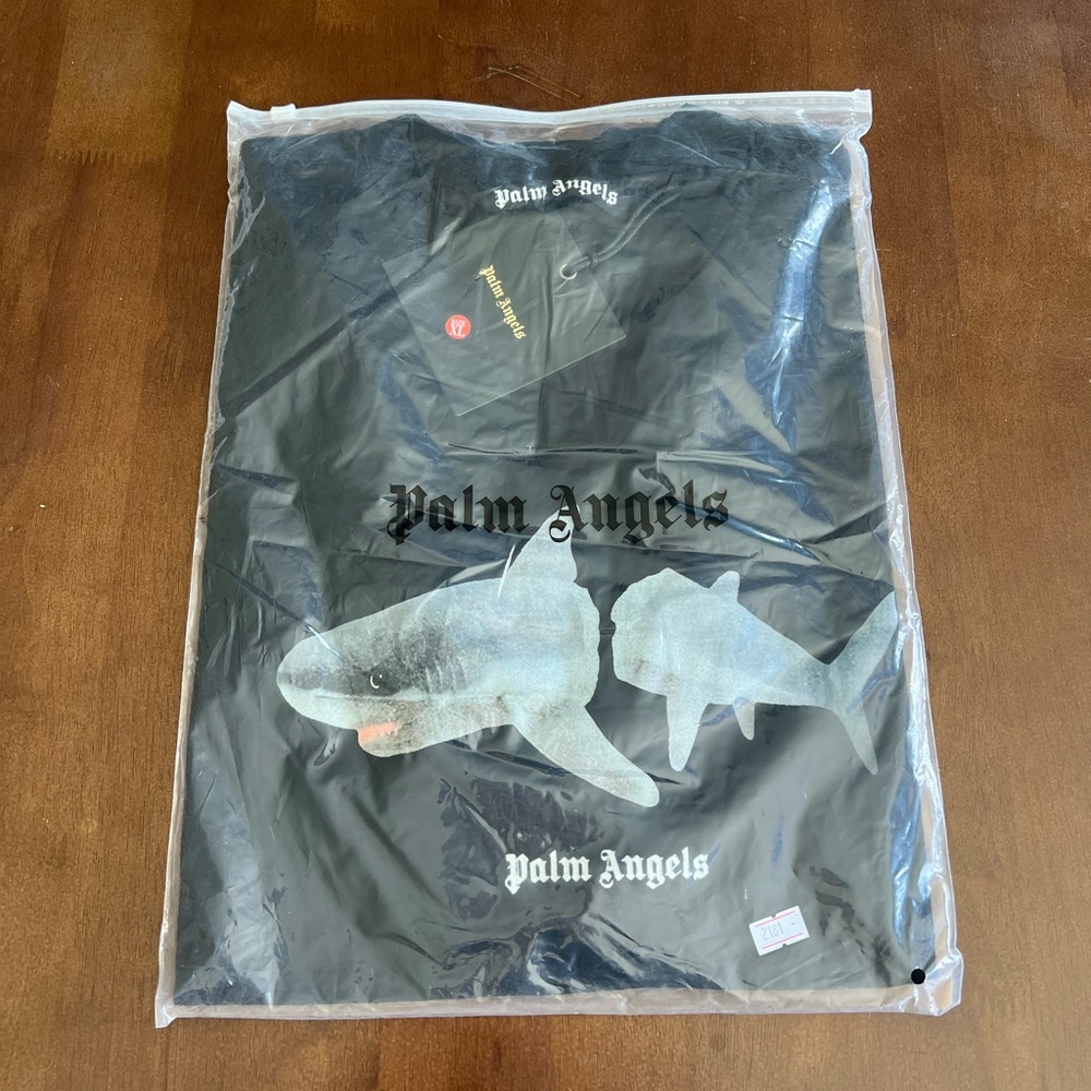 Palm Angels Shark T-Shirt (Black) (XL) (L)